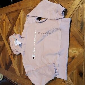 Champion soft pink hoodie size small